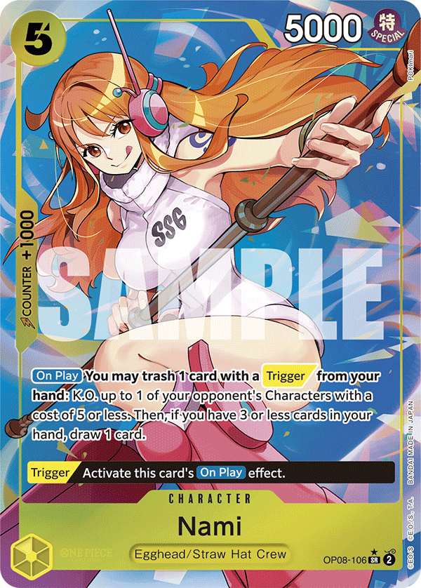 Nami Two Legends - OP-08 One Piece Card Nami Two Legends - OP-08 One Piece Card