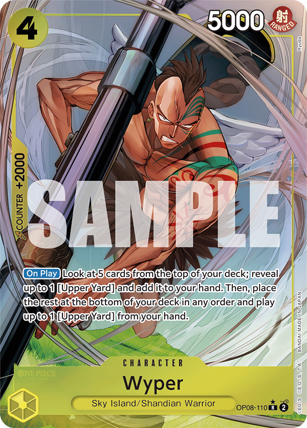 Wyper Two Legends - OP-08 One Piece Card Wyper Two Legends - OP-08 One Piece Card