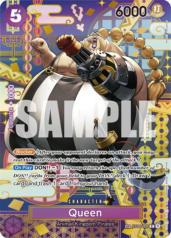 Queen Two Legends - OP-08 One Piece Card Queen Two Legends - OP-08 One Piece Card