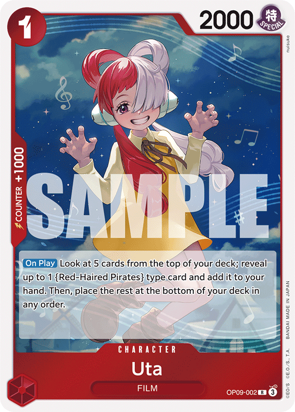 Uta Emperors In The New World - OP-09 One Piece Card Uta Emperors In The New World - OP-09 One Piece Card