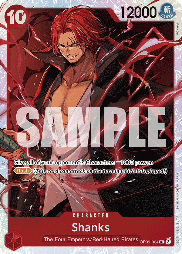 Shanks Emperors In The New World - OP-09 One Piece Card Shanks Emperors In The New World - OP-09 One Piece Card