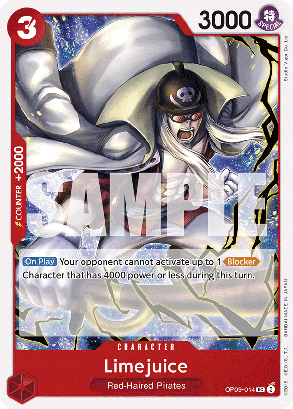 Limejuice Emperors In The New World - OP-09 One Piece Card Limejuice Emperors In The New World - OP-09 One Piece Card