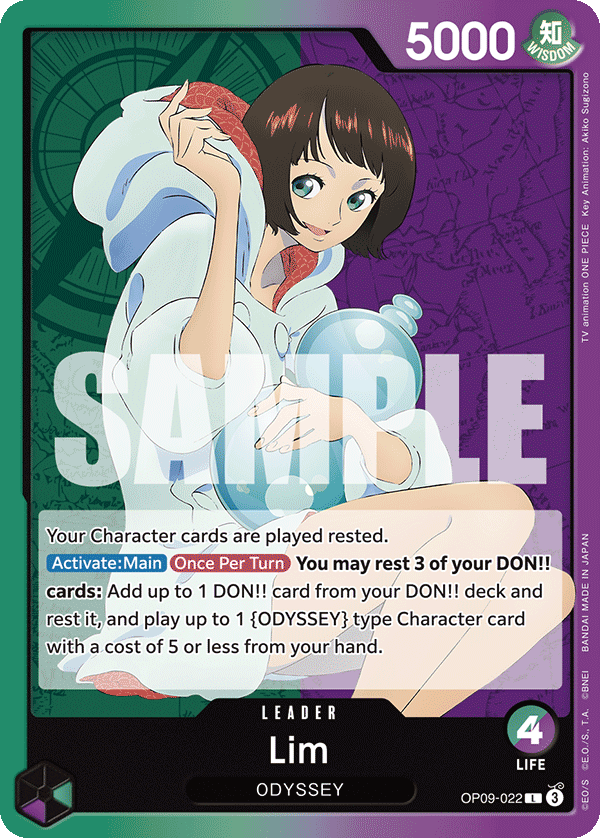 Lim Emperors In The New World - OP-09 One Piece Card Lim Emperors In The New World - OP-09 One Piece Card