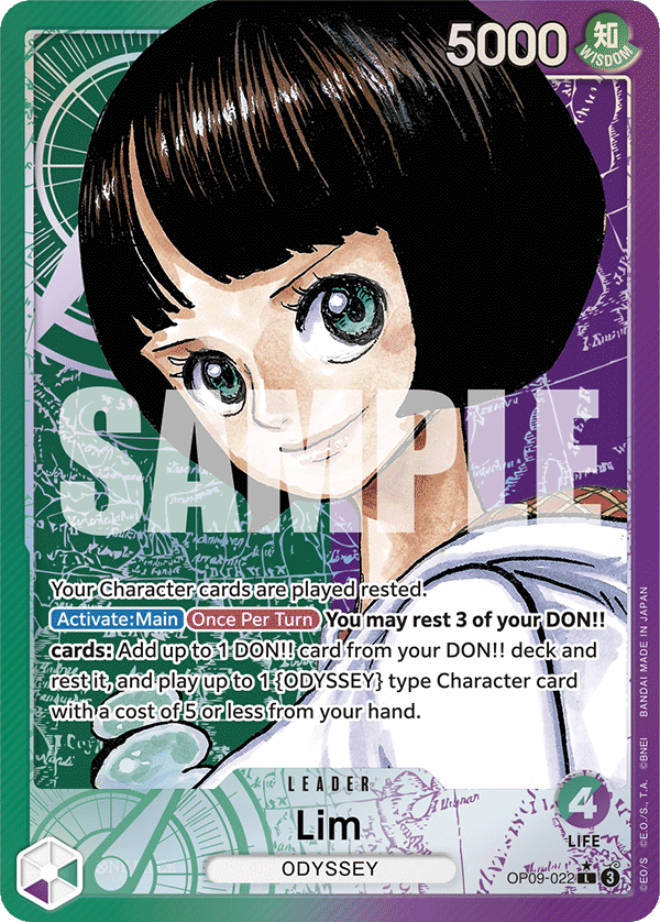 Lim Emperors In The New World - OP-09 One Piece Card Lim Emperors In The New World - OP-09 One Piece Card
