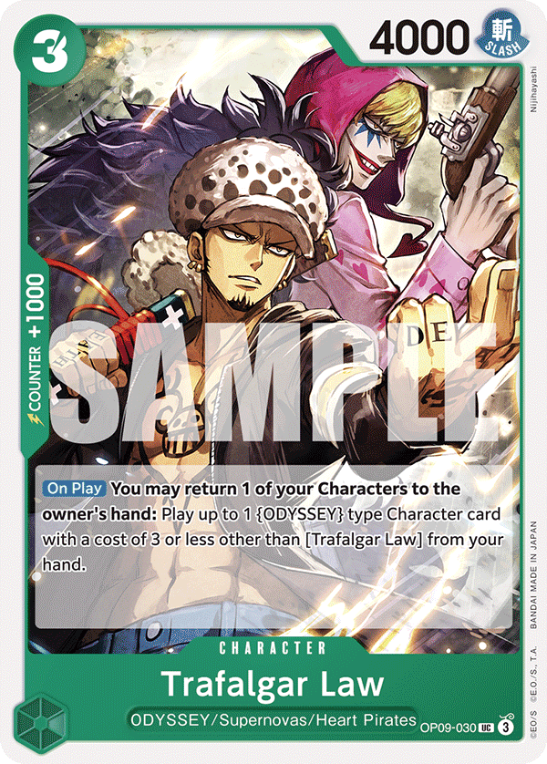 Trafalgar Law Emperors In The New World - OP-09 One Piece Card Trafalgar Law Emperors In The New World - OP-09 One Piece Card