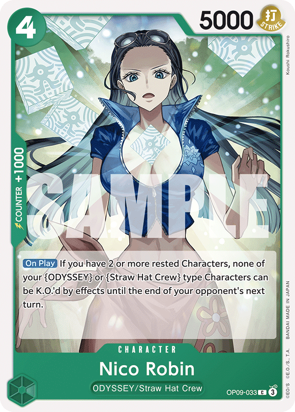 Nico Robin Emperors In The New World - OP-09 One Piece Card Nico Robin Emperors In The New World - OP-09 One Piece Card