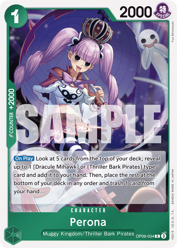 Perona Emperors In The New World - OP-09 One Piece Card Perona Emperors In The New World - OP-09 One Piece Card