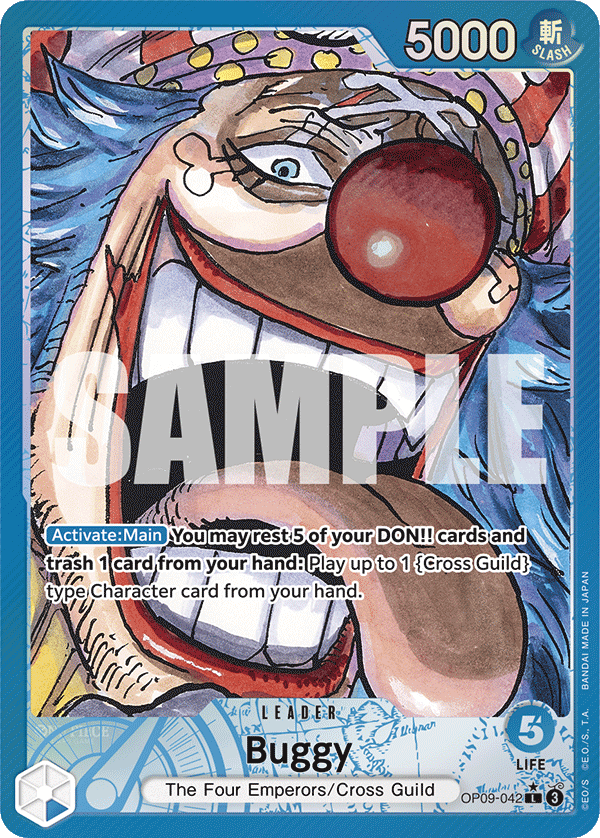 Buggy Emperors In The New World - OP-09 One Piece Card Buggy Emperors In The New World - OP-09 One Piece Card