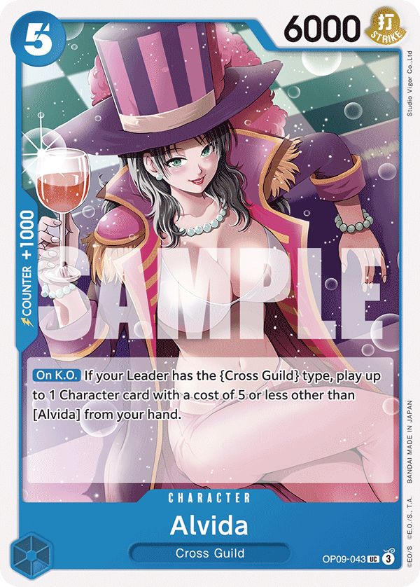 Alvida Emperors In The New World - OP-09 One Piece Card Alvida Emperors In The New World - OP-09 One Piece Card