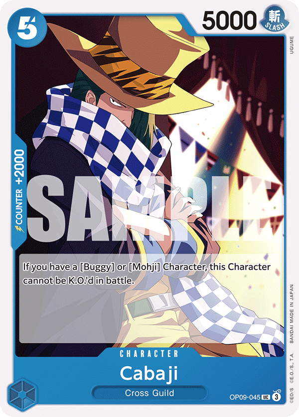 Cabaji Emperors In The New World - OP-09 One Piece Card Cabaji Emperors In The New World - OP-09 One Piece Card