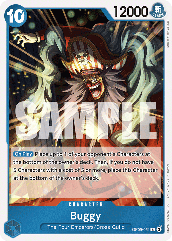 Buggy Emperors In The New World - OP-09 One Piece Card Buggy Emperors In The New World - OP-09 One Piece Card
