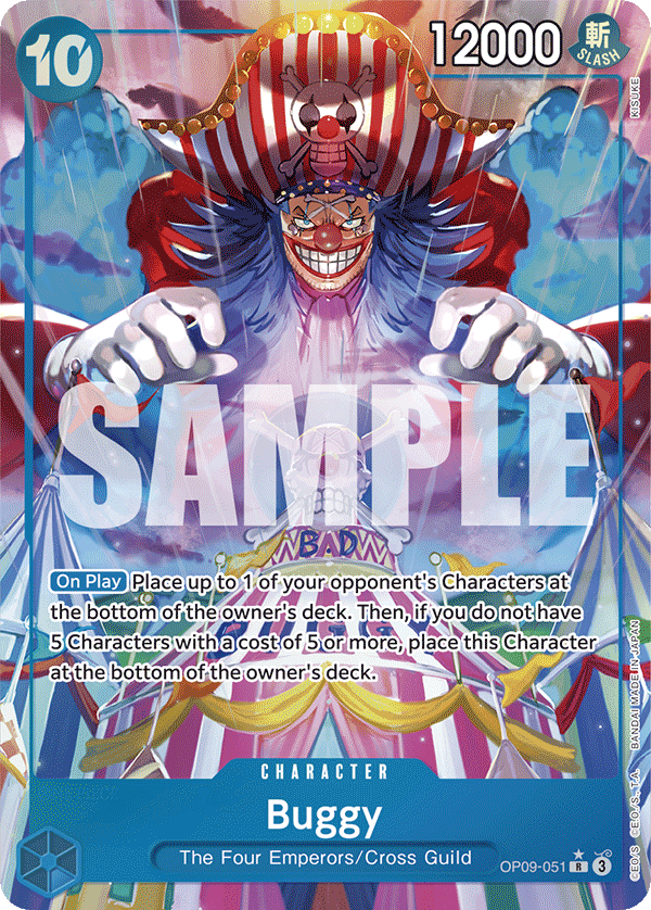 Buggy Emperors In The New World - OP-09 One Piece Card Buggy Emperors In The New World - OP-09 One Piece Card