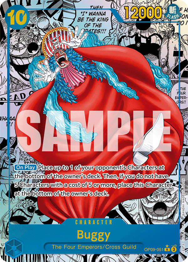 Buggy Emperors In The New World - OP-09 One Piece Card Buggy Emperors In The New World - OP-09 One Piece Card