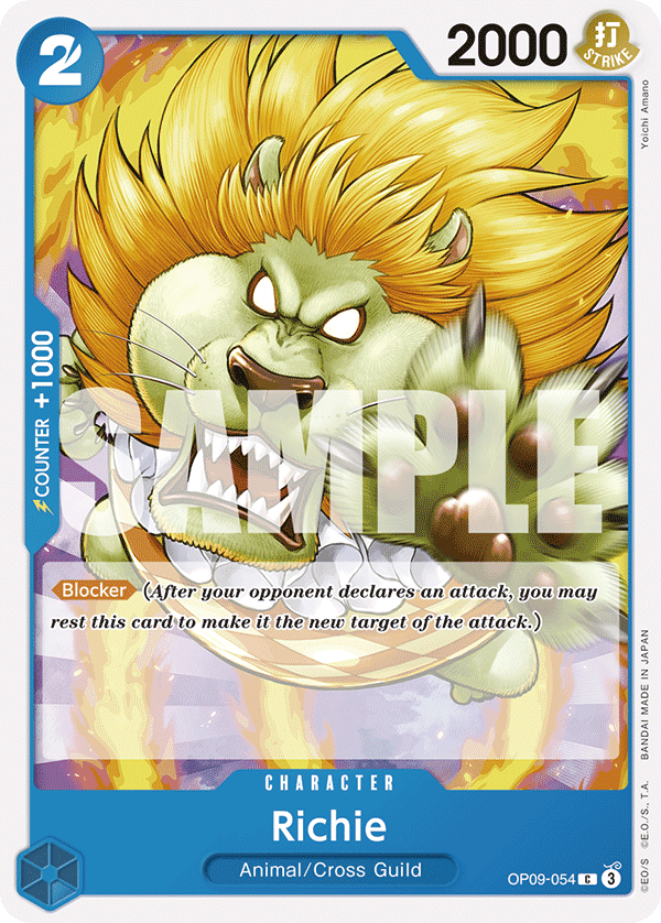 Richie Emperors In The New World - OP-09 One Piece Card Richie Emperors In The New World - OP-09 One Piece Card