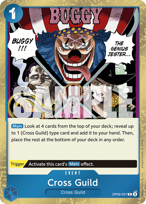 Cross Guild Emperors In The New World - OP-09 One Piece Card Cross Guild Emperors In The New World - OP-09 One Piece Card