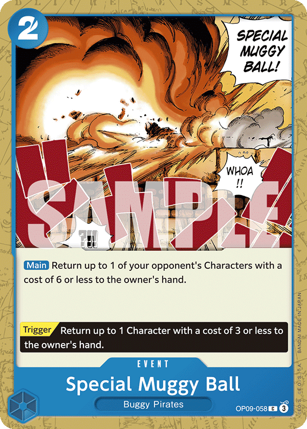 Special Muggy Ball Emperors In The New World - OP-09 One Piece Card Special Muggy Ball Emperors In The New World - OP-09 One Piece Card