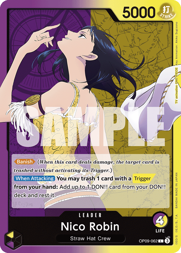 Nico Robin Emperors In The New World - OP-09 One Piece Card Nico Robin Emperors In The New World - OP-09 One Piece Card