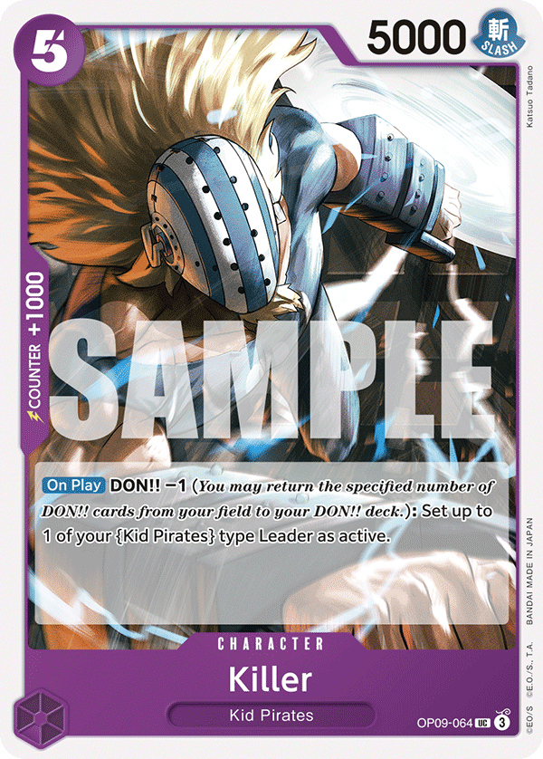 Killer Emperors In The New World - OP-09 One Piece Card Killer Emperors In The New World - OP-09 One Piece Card