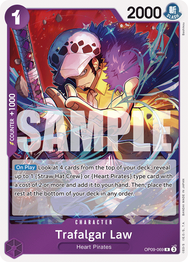 Trafalgar Law Emperors In The New World - OP-09 One Piece Card Trafalgar Law Emperors In The New World - OP-09 One Piece Card