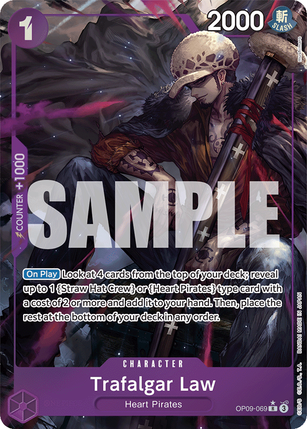 Trafalgar Law Emperors In The New World - OP-09 One Piece Card Trafalgar Law Emperors In The New World - OP-09 One Piece Card