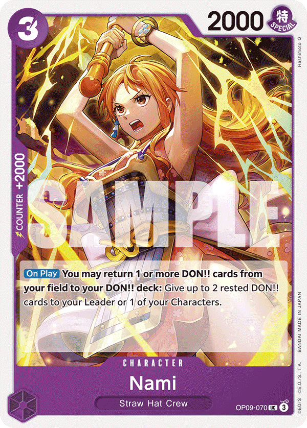 Nami Emperors In The New World - OP-09 One Piece Card Nami Emperors In The New World - OP-09 One Piece Card