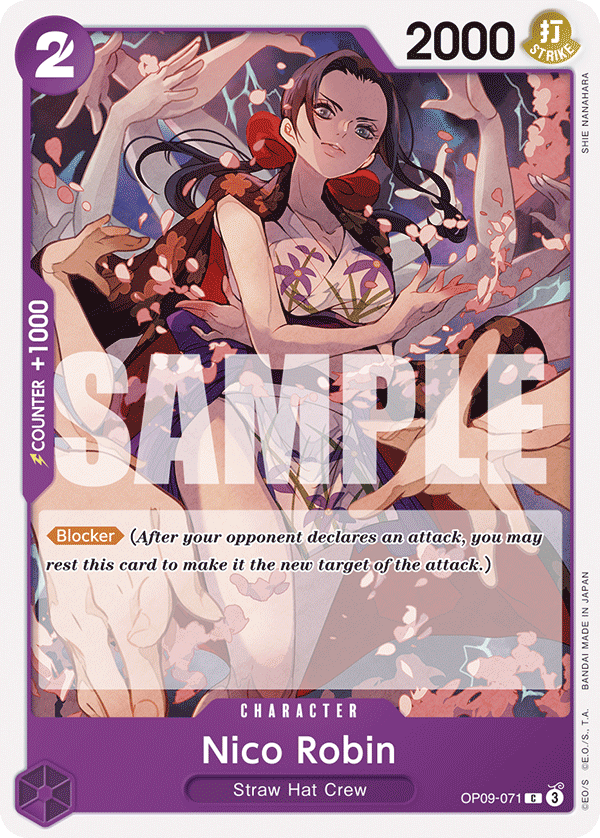 Nico Robin Emperors In The New World - OP-09 One Piece Card Nico Robin Emperors In The New World - OP-09 One Piece Card