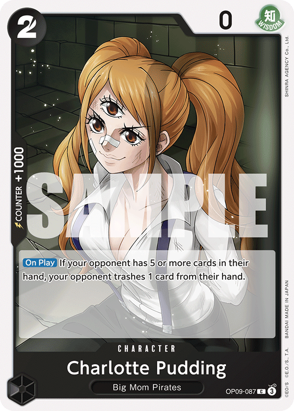 Charlotte Pudding Emperors In The New World - OP-09 One Piece Card Charlotte Pudding Emperors In The New World - OP-09 One Piece Card