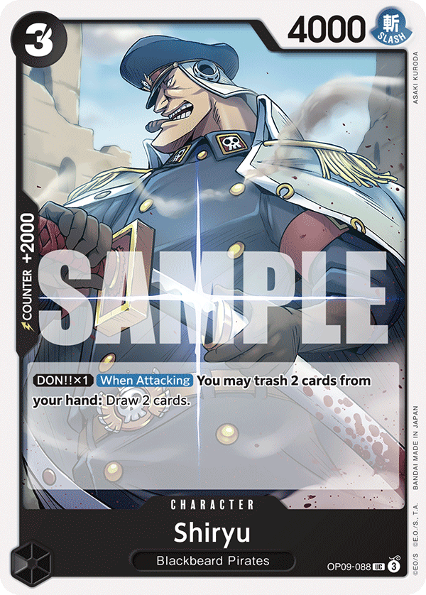 Shiryu Emperors In The New World - OP-09 One Piece Card Shiryu Emperors In The New World - OP-09 One Piece Card