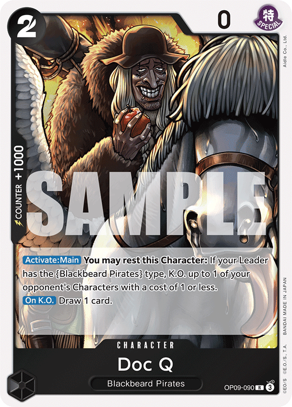 Doc Q Emperors In The New World - OP-09 One Piece Card Doc Q Emperors In The New World - OP-09 One Piece Card