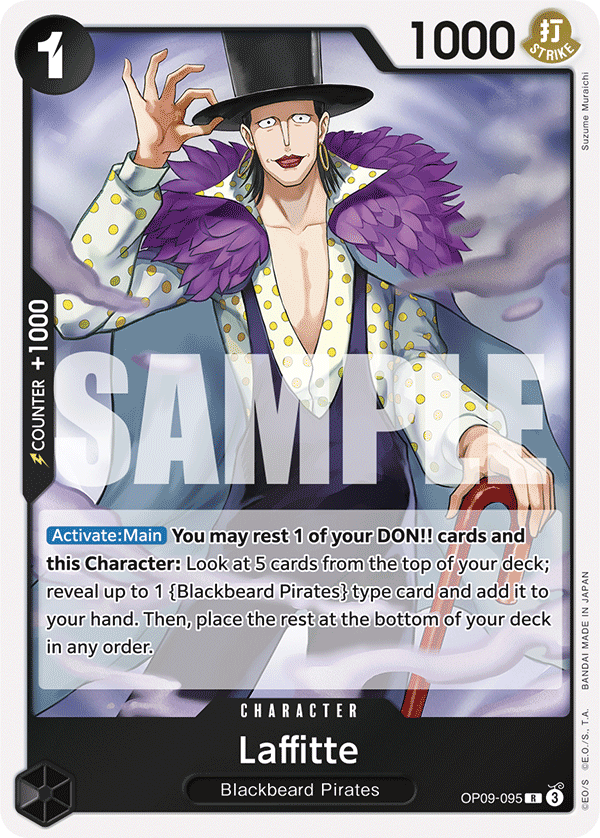 Laffitte Emperors In The New World - OP-09 One Piece Card Laffitte Emperors In The New World - OP-09 One Piece Card