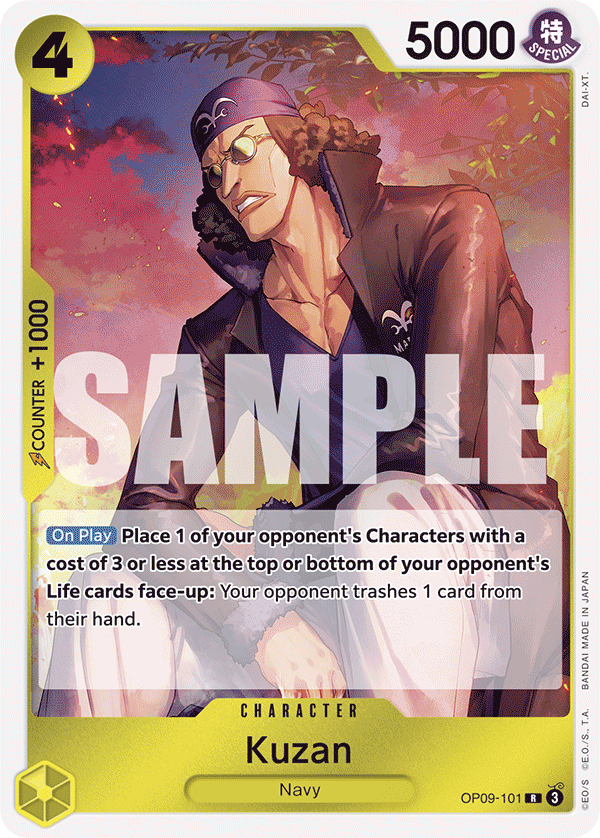Kuzan Emperors In The New World - OP-09 One Piece Card Kuzan Emperors In The New World - OP-09 One Piece Card