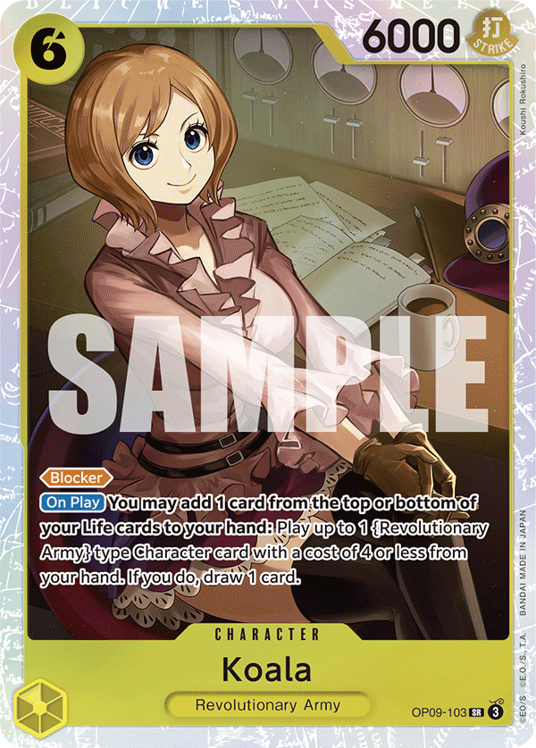 Koala Emperors In The New World - OP-09 One Piece Card Koala Emperors In The New World - OP-09 One Piece Card