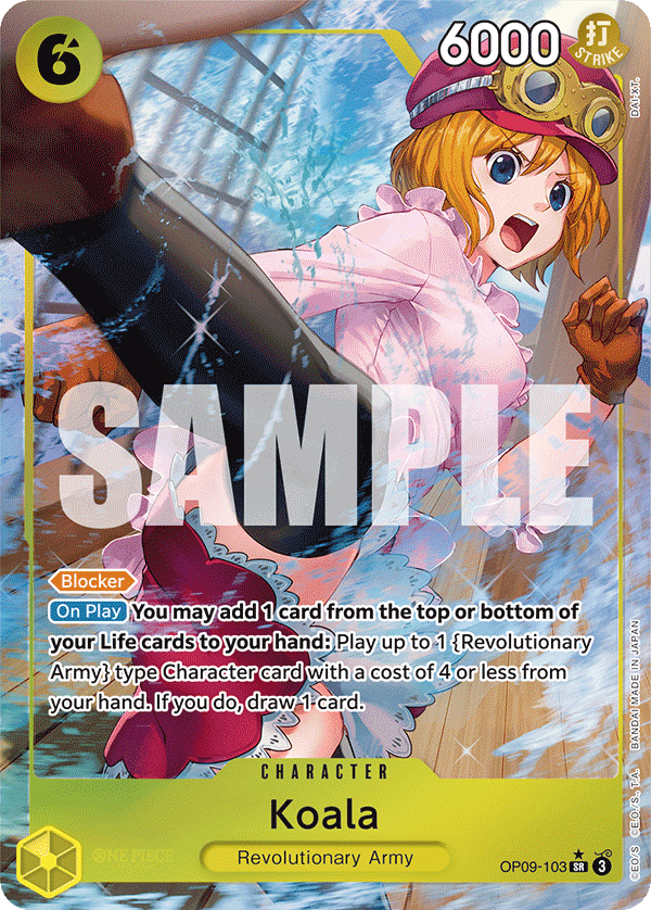 Koala Emperors In The New World - OP-09 One Piece Card Koala Emperors In The New World - OP-09 One Piece Card