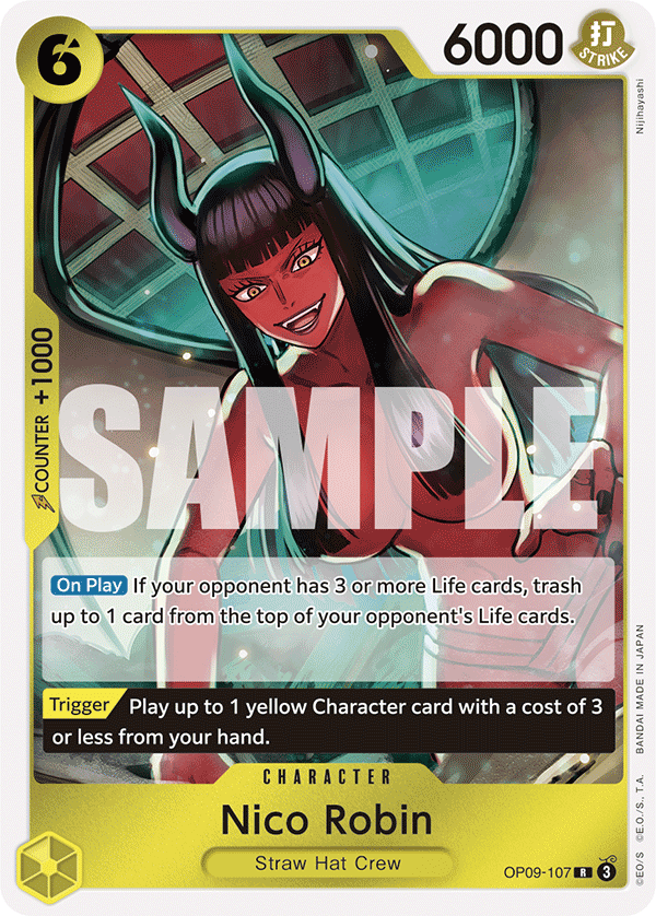 Nico Robin Emperors In The New World - OP-09 One Piece Card Nico Robin Emperors In The New World - OP-09 One Piece Card
