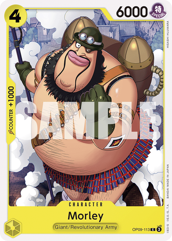 Morley Emperors In The New World - OP-09 One Piece Card Morley Emperors In The New World - OP-09 One Piece Card
