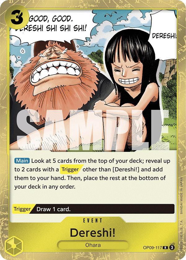 Dereshi! Emperors In The New World - OP-09 One Piece Card Dereshi! Emperors In The New World - OP-09 One Piece Card