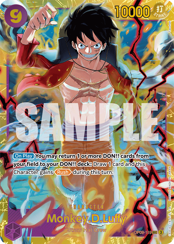 Monkey.D.Luffy Emperors In The New World - OP-09 One Piece Card Monkey.D.Luffy Emperors In The New World - OP-09 One Piece Card