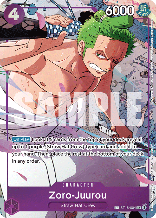 Zoro-Juurou Emperors In The New World - OP-09 One Piece Card Zoro-Juurou Emperors In The New World - OP-09 One Piece Card