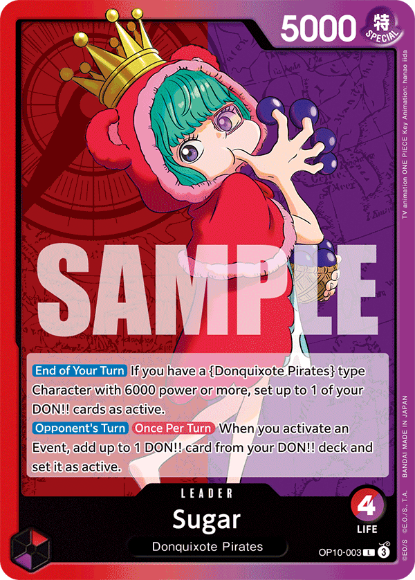 Sugar Royal Blood - OP-10 One Piece Card Sugar Royal Blood - OP-10 One Piece Card