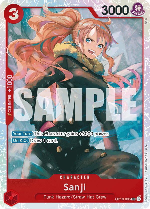Sanji Royal Blood - OP-10 One Piece Card Sanji Royal Blood - OP-10 One Piece Card