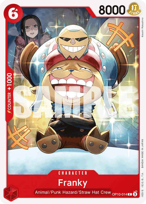 Franky Royal Blood - OP-10 One Piece Card Franky Royal Blood - OP-10 One Piece Card