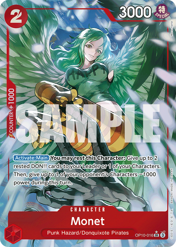 Monet Royal Blood - OP-10 One Piece Card Monet Royal Blood - OP-10 One Piece Card