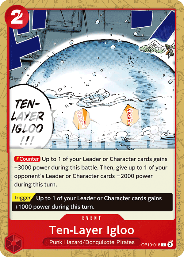 Ten-Layer Igloo Royal Blood - OP-10 One Piece Card Ten-Layer Igloo Royal Blood - OP-10 One Piece Card