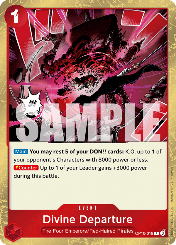 Divine Departure Royal Blood - OP-10 One Piece Card Divine Departure Royal Blood - OP-10 One Piece Card