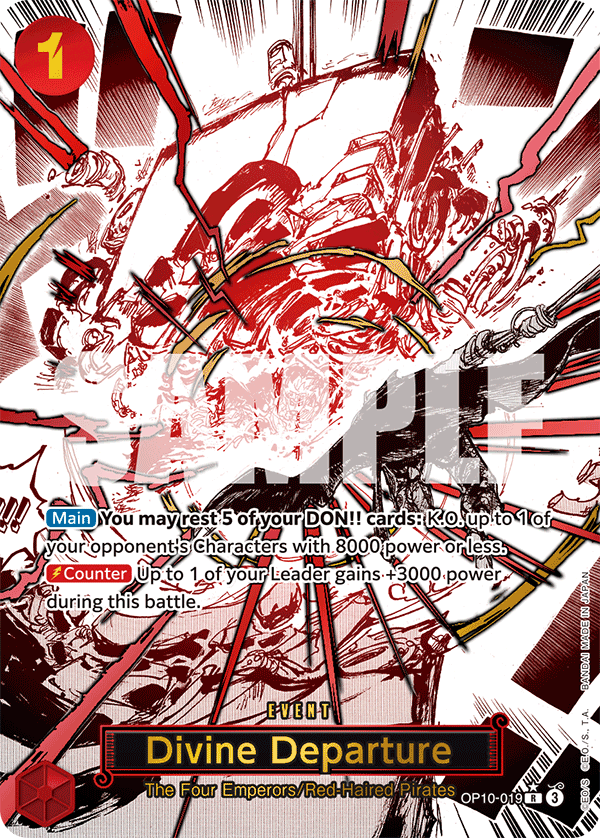 Divine Departure Royal Blood - OP-10 One Piece Card Divine Departure Royal Blood - OP-10 One Piece Card
