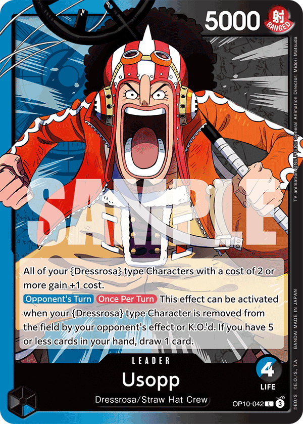 Usopp Royal Blood - OP-10 One Piece Card Usopp Royal Blood - OP-10 One Piece Card