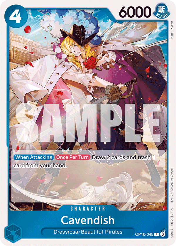 Cavendish Royal Blood - OP-10 One Piece Card Cavendish Royal Blood - OP-10 One Piece Card