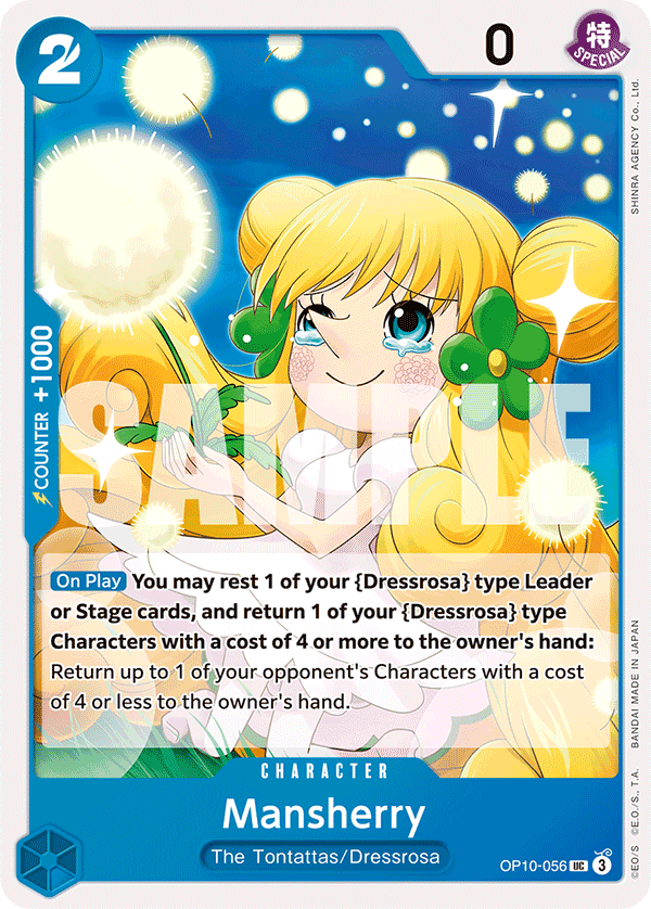 Mansherry Royal Blood - OP-10 One Piece Card Mansherry Royal Blood - OP-10 One Piece Card