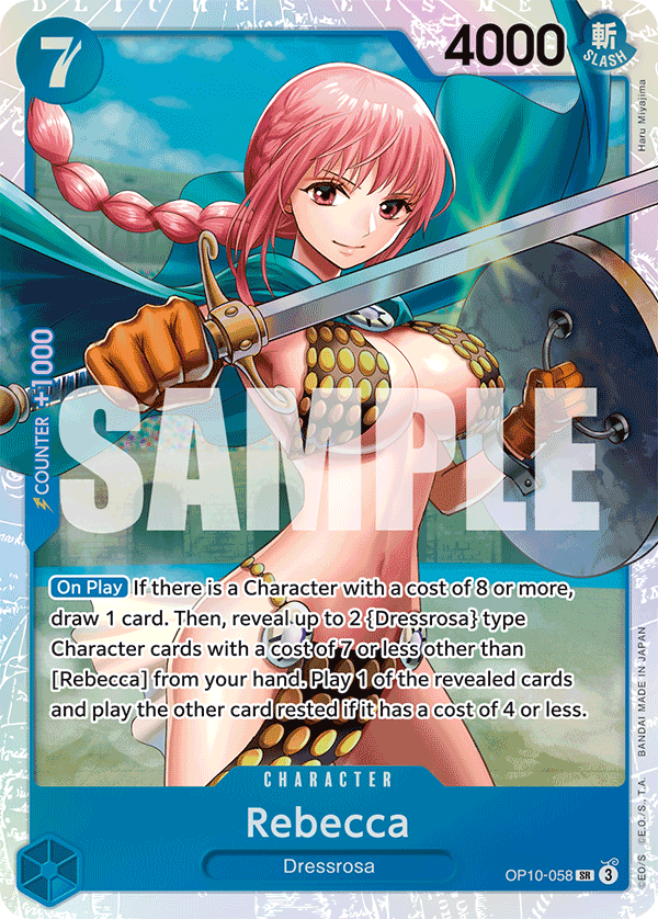 Rebecca Royal Blood - OP-10 One Piece Card Rebecca Royal Blood - OP-10 One Piece Card