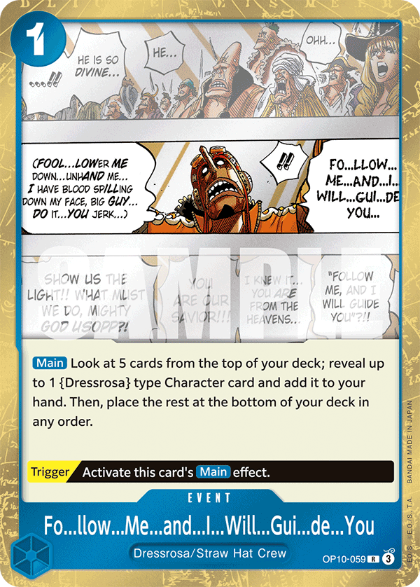 Fo...llow...Me...and...I...Will...Gui...de...You Royal Blood - OP-10 One Piece Card Fo...llow...Me...and...I...Will...Gui...de...You Royal Blood - OP-10 One Piece Card